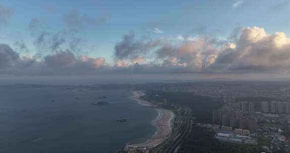 福建平潭海岛航拍空镜