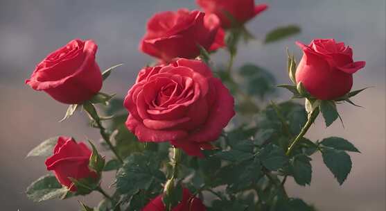 红玫瑰白玫瑰玫瑰花