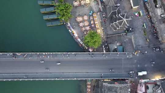 贵州航拍镇远古镇舞阳河小城慢生活景色