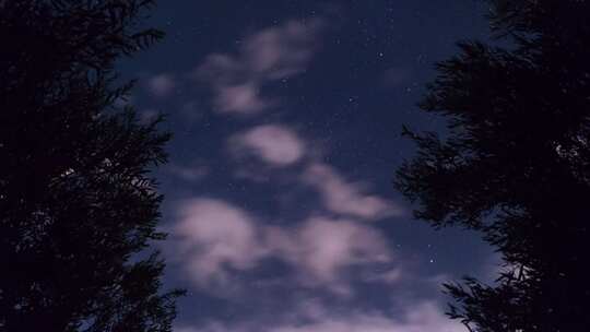 星空银河夜晚天文自然美景夜晚繁星