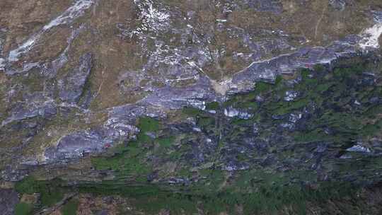 悬崖峭壁大好河山视频素材模板下载