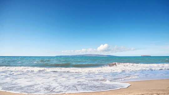 大海海浪海边浪花