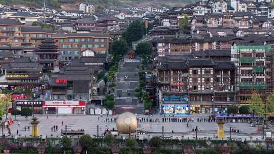 贵州遵义_遵义1915广场延时003