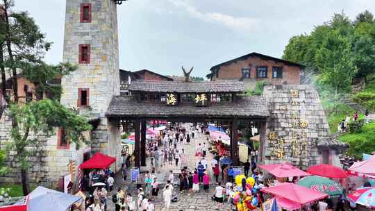 4k 万人火把节庆典人群狂欢宣传片