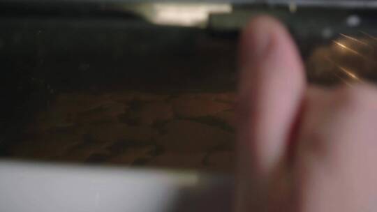 烤箱里面的饼干食物视频素材模板下载