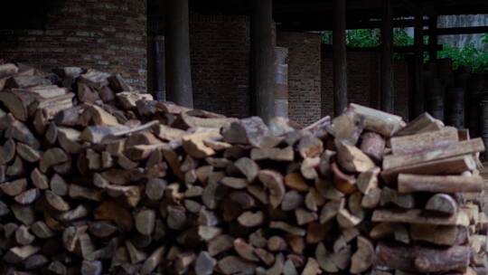 陶瓷烧制用的木材