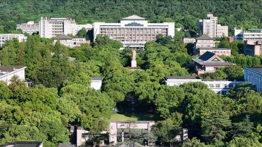 浙江大学玉泉校区航拍风光