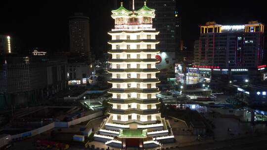 河南郑州城市宣传片地标建筑航拍