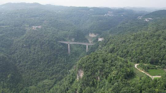 湖北宜昌车溪民俗风景区4A景区航拍