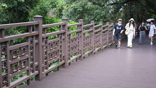 西山风景区茶马花街人流