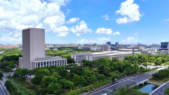 航拍上海临港新片区  临港管委会