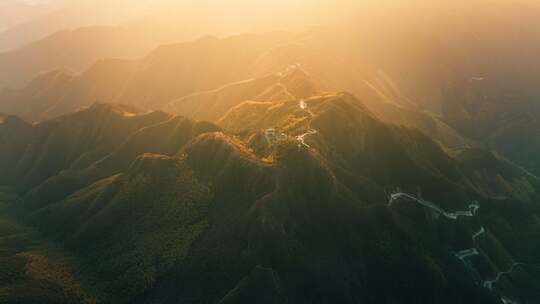 衢州上饶交界江山嵩峰山航拍