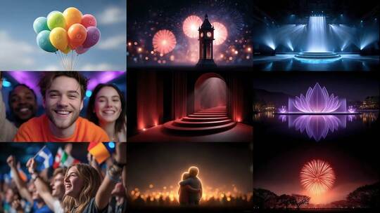 节日庆典欢聚时刻庆祝活动精彩纷呈高清在线视频素材下载