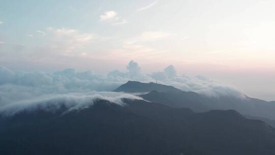 湖南衡阳南岳衡山航拍视频素材模板下载
