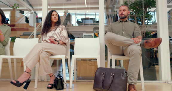 商业人士的招聘、多元化或招聘等候室，用于