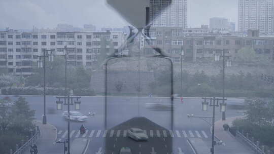 时间流逝时间变化城市时间时光流逝工作时间