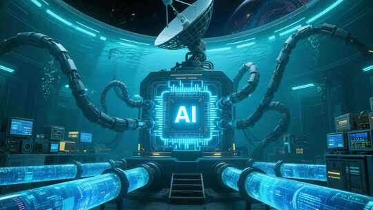 AI大数据科技网络创意感场景