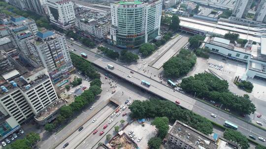 桂林上海路交通视频素材模板下载