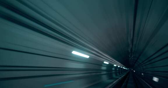 【8K】地铁隧道 穿梭延时 转场