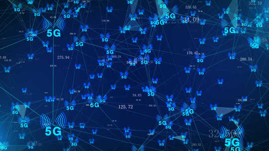 5G网络信号传播和数据节点
