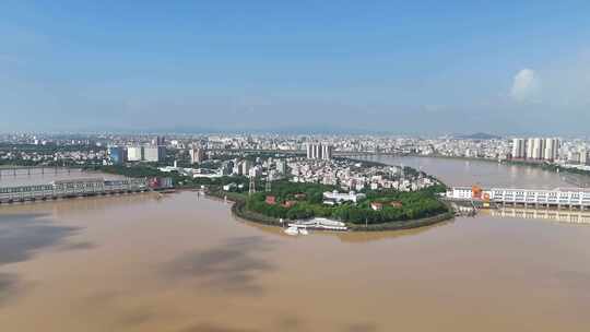 合集广东潮州韩江流域潮州供水枢纽航拍