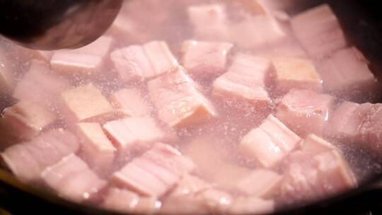 红烧肉 炖肉 猪肉 五花肉 (7)视频素材模板下载