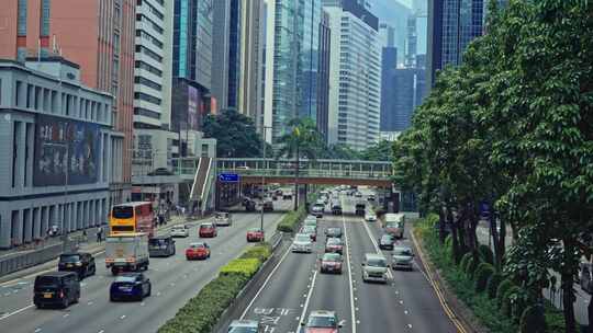 【正版素材】香港繁忙街道