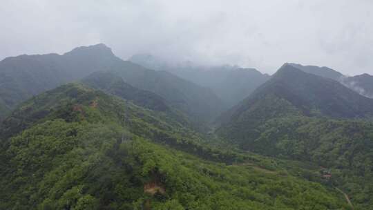 秦岭 中国南北分界线  终南山  南山视频素材模板下载