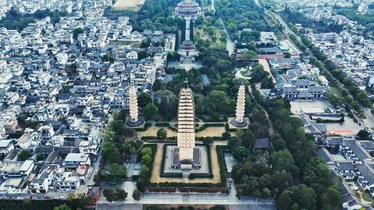 云南大理崇圣寺三塔