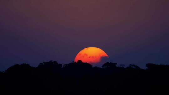 火红的太阳、日出