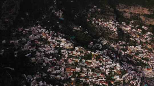 Positano，阿马尔菲，房屋，意大利