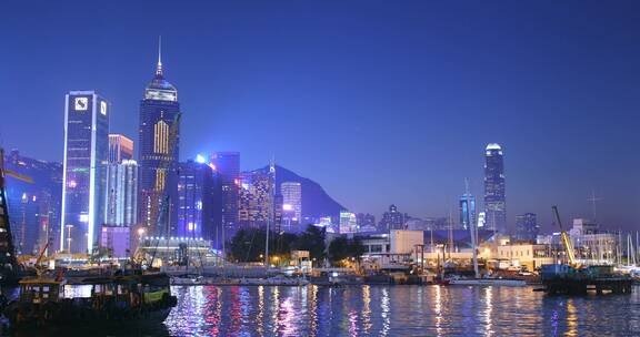 香港都市夜景