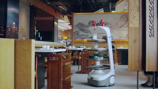 火锅店自动送餐机器人