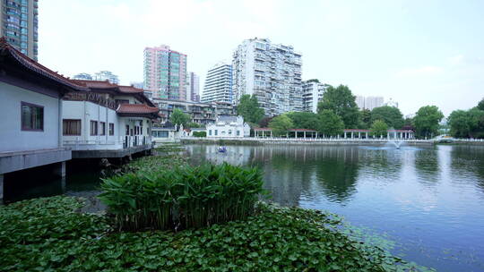 武汉汉口小南湖公园风景