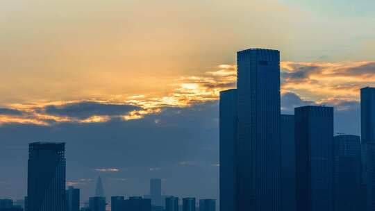 湾区日出延时