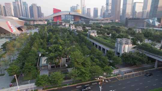 深圳市民中心航拍