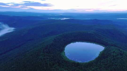阿尔山天池视频素材