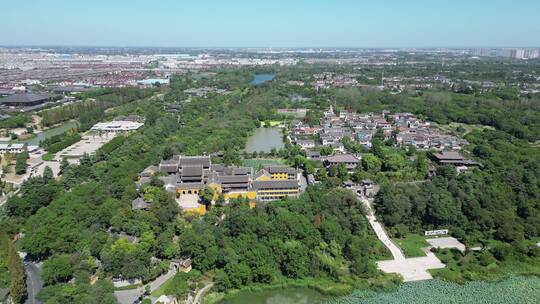 江苏扬州观音禅寺航拍