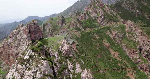 海东市互助县泽林峡航拍