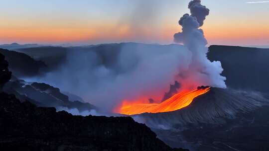 火山岩浆喷发