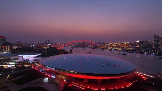 上海奔驰文化中心夜景