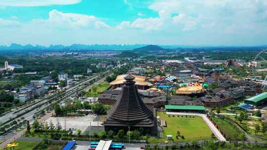 桂林融创度假区和雁山酒店群多镜头