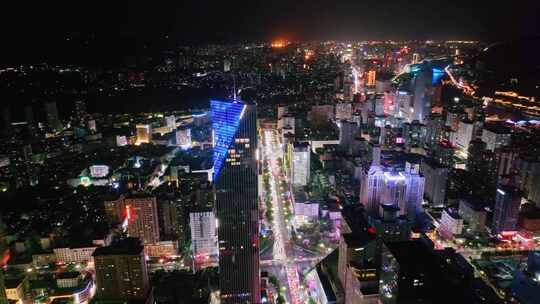 甘肃兰州城市夜景