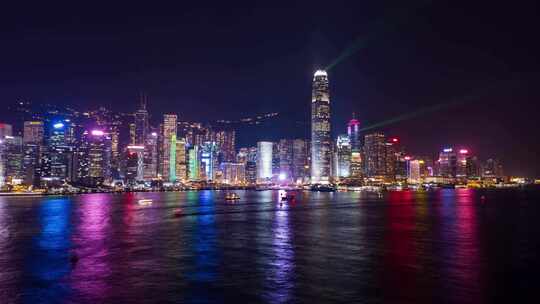 香港城市夜景风光