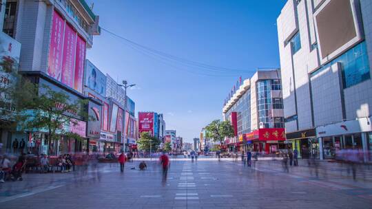 内蒙古赤峰市城市延时视频素材模板下载