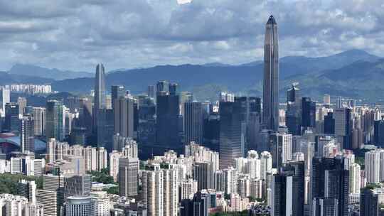 深圳福田中心区 航拍