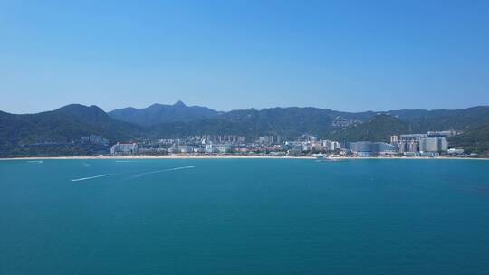 蓝天大海深圳大梅沙风光梅沙社区高楼D