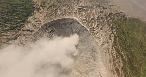 航拍印尼Bromo火山