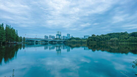 岳阳王家河沿湖风光