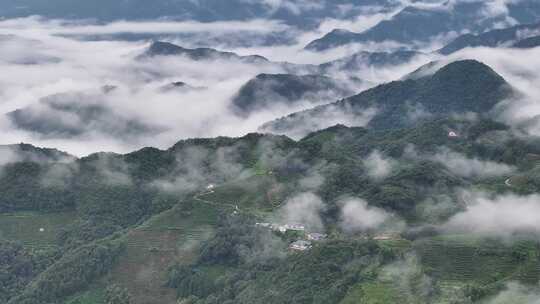 干净空镜广告唯美航拍大景城市山川